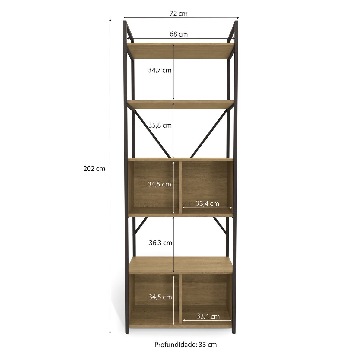 nora bookshelf with cupboard