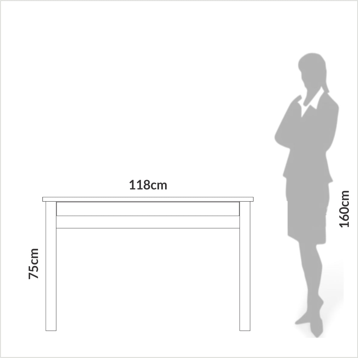pippa single desk