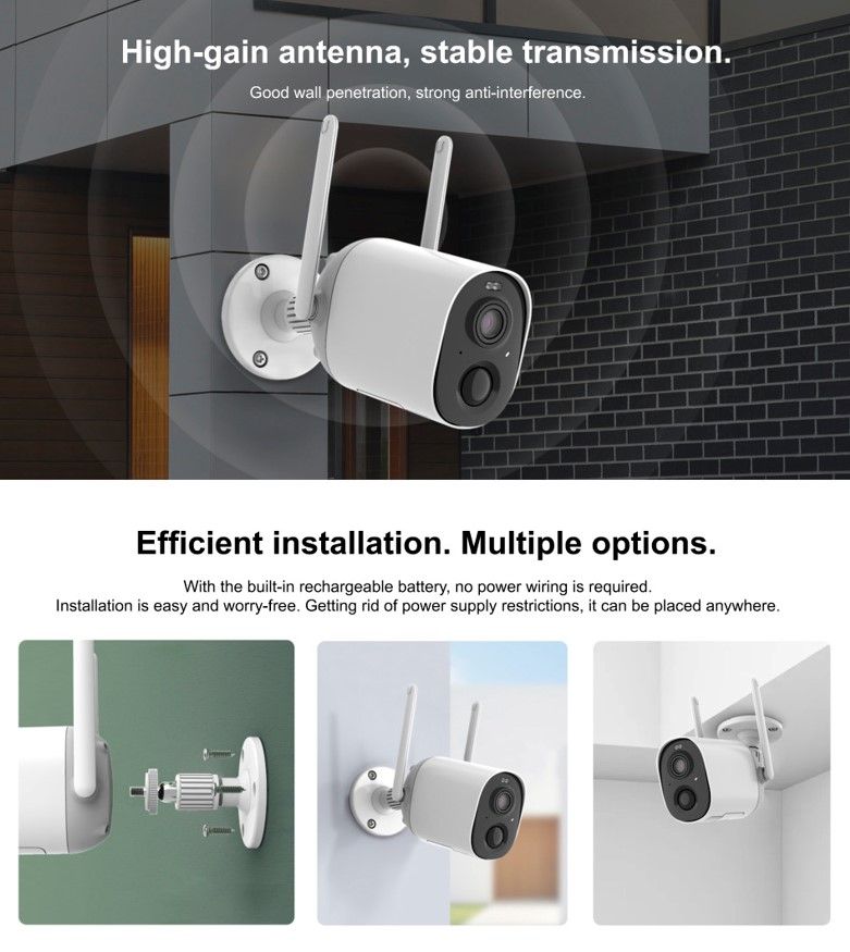 Wireless AI Security Camera