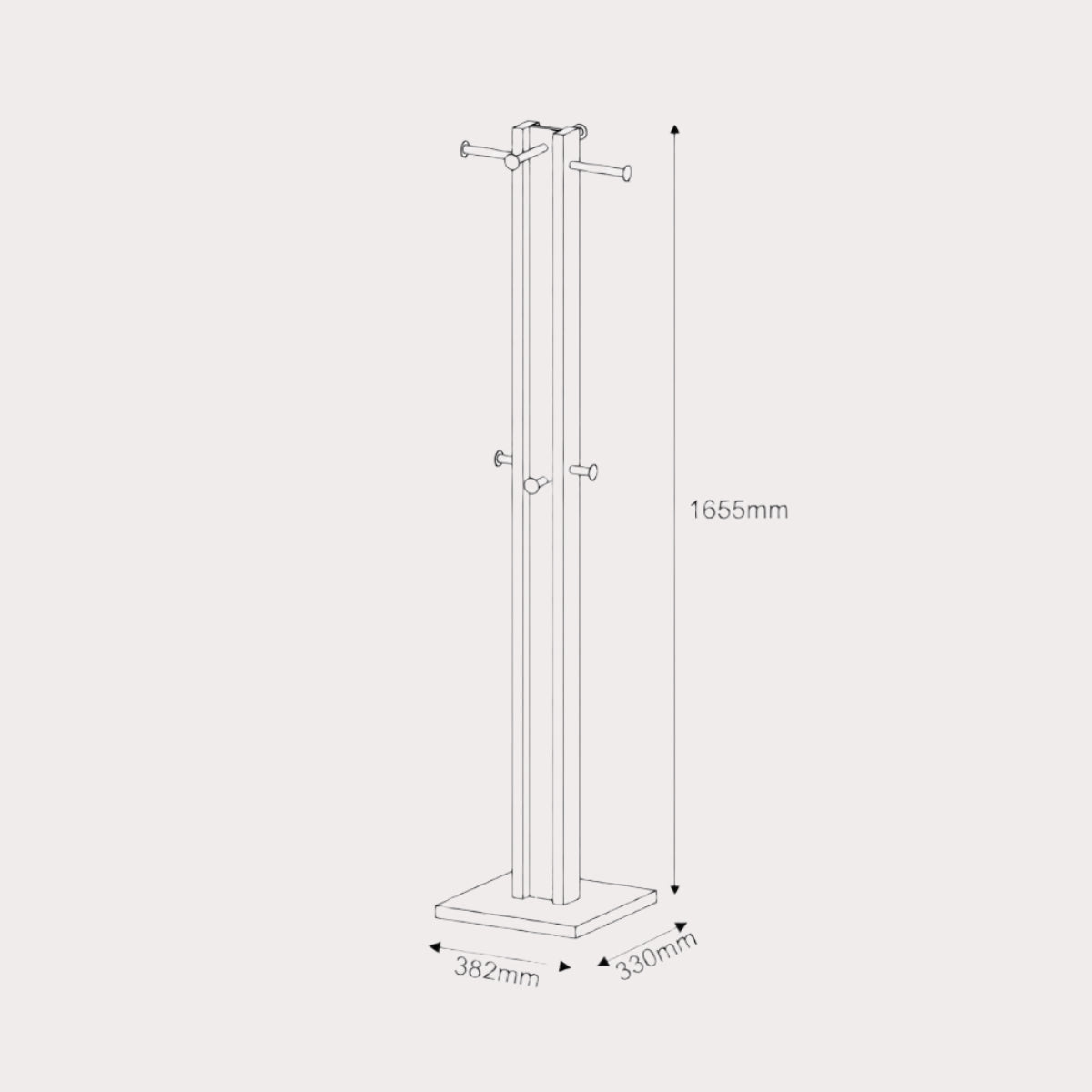 imke coat rack