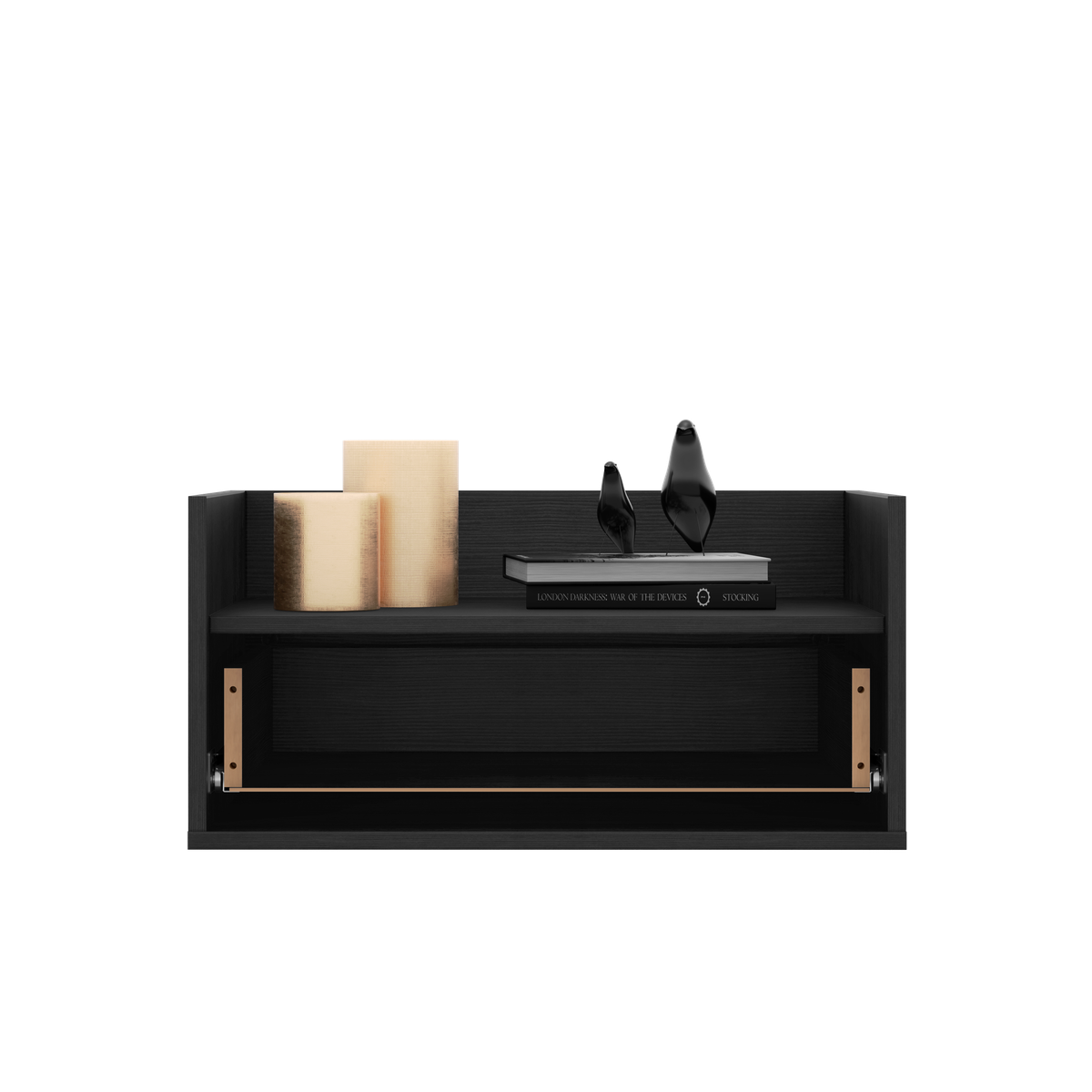 cara floating drawer black